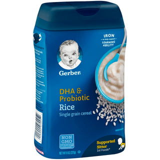 Gerber, DHA & Probiotic, Rice, Supported Sitter, 8 oz (227 g)