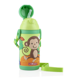 Nuby - Stainless Steel 3D Insulated bottle - Green