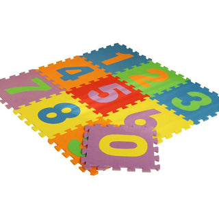 Eva 12" X 12" Puzzle Mat - 10 Pieces - Numbers