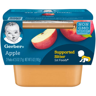 Gerber, 1st Foods, NatureSelect, Apples, 2 Packs, 2.5 oz (71 g) Each