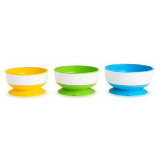 Munchkin, Stay Put Suction Bowls, 3 Bowls