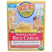 Earth's Best, Organic, Whole Grain Rice Cereal, 8 oz (227 g)