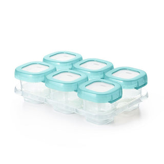 OXO TOT - Baby Blocks Freezer Storage Containers (2 oz)-Aqua