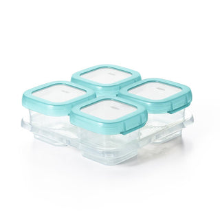 OXO TOT - Baby Blocks Freezer Storage Containers (4 oz)-Aqua