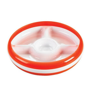 OXO TOT - Divided Plate with Removable Ring - Orange