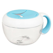 OXO TOT - Flippy Snack Cup with Travel Cover - Aqua - 235ml