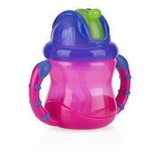 Nuby - Flip N’ Sip™ - Pink/ Purple - 8 Ounce