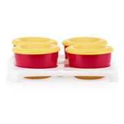 Nuby - Easy Pop™ Freezer pots - Red/Orange