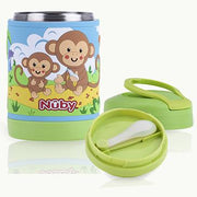 Nuby - 3D Stainless Steel Food Jar -Monkey