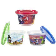 Nuby - Wash or Toss™ Printed Snack Cups - Boy - 4OZ/120ML (6PCS)