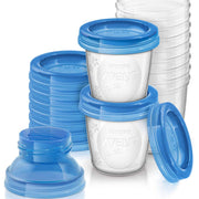Philips AVENT Breast Milk Storage Cups, 6 Ounce (Pack of 10)