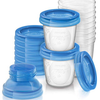 Philips AVENT Breast Milk Storage Cups, 6 Ounce (Pack of 10)