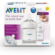 Philips Avent Natural Bottle 4oz / 125ml Twin Pack