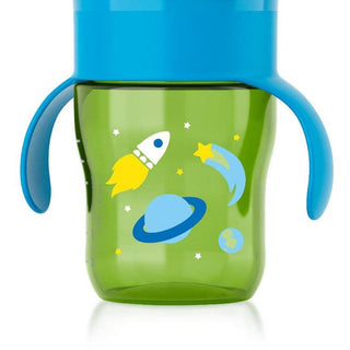 Philips Avent, 9 Ounce My First Big Kid Cup - Green/ Blue
