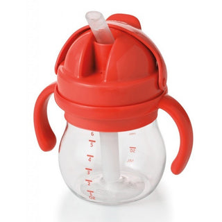 OXO TOT - Grow™ Straw Cup with Removable Handles - Orange - 6oz/150 ml