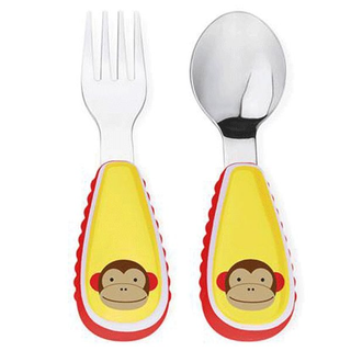 Skip Hop Zootensils Fork and Spoon - Marshall Monkey